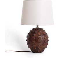 LED Tischlampe aus Holz Samesh II ILUZZIA Weiß von ILUZZIA