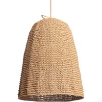 Pendelleuchte Bast Behati Iluzzia Natürlich - Textil von ILUZZIA