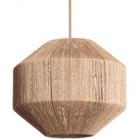 Pendelleuchte Jute Calliope ILUZZIA Natürlich - Textil von ILUZZIA
