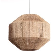 Pendelleuchte Jute Calliope ILUZZIA Weiß - Textil von ILUZZIA