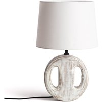 Tischlampe Holz Chandra ILUZZIA Weiß Tischlampe Holz Chandra ILUZZIA Weiß von ILUZZIA