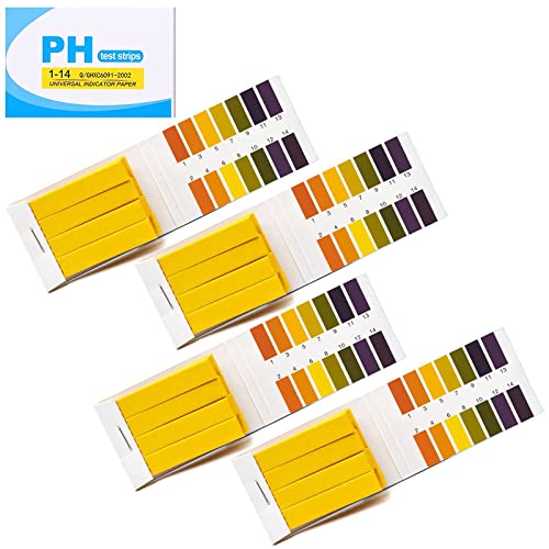 ILantule 320 Stück pH Teststreifen,Lackmuspapier,pH Teststreifen von 1-14,Indikatorpapier für Urin und Speichel,Säure Basen Teststreifen-K von ILantule