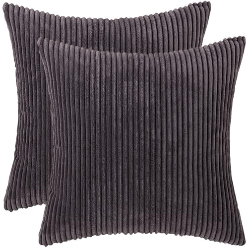 28 Größen, 2er set Kissenbezüge Kopfkissenbezug 50x50 KissenhüLle Samt 45x45 Zierkissenbezug 30x50 Zierkissen Kissen Dekokissen Sofakissen Bezug Pillowcase Kissenbezug mit ReißVerschluss(Q14,50x50 cm von ILiemao