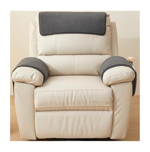 Armlehnenbezüge kopfschutz für sofa couch überzug u form xxl armbezug, sesselbezüge klein kopfstützenschutz abdeckung armlehnen organizer arm armrest cover armlehne bezug 19(Schwarz Grau,1 Sitz 3 Stüc Armlehnenbezüge kopfschutz für sofa couch überzug u form xxl armbezug, sesselbezüge klein kopfstützenschutz abdeckung armlehnen organizer arm armrest cover armlehne bezug 19(Schwarz Grau,1 Sitz 3 Stüc von ILiemao