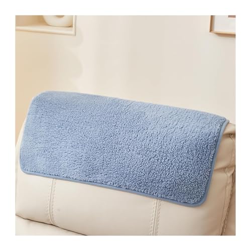 Armlehnenbezüge kopfschutz für sofa couch überzug u form xxl armbezug, sesselbezüge klein kopfstützenschutz abdeckung armlehnen organizer arm armrest cover armlehne bezug 19(Himmelblau,Kopfstütze 1 St von ILiemao