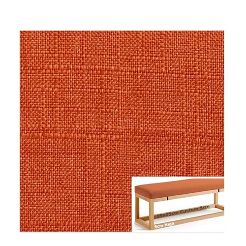 ILiemao Bezug Bankkissen Outdoor Sitzkissenbezug Ersatzbezug Für Sitzauflage Kissenbezug Überzug Gartenpolster Nach Maß Fensterbank Gartenstuhl Sofa Sitzkissen Bank 5cm Dicke(60x80 cm) von ILiemao
