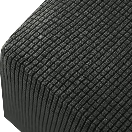 ILiemao Hockerbezug Fußhocker Quadratisch 38x38/48x48/60x60 Stretch Bezug Ottomane Rechteckig Schonbezug Hocker Hussen für Fußhocker Abdeckung Hocker Protector Hockerabdeckung(T10,68x68x38cm) von ILiemao