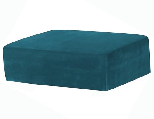 ILiemao Ottomane Schonbezug, Rechteckig Hocker Bezug Stretch, Hockerbezug, Hocker Husse für Fußhocker, Hocker Protector Waschbar Überzug Hockerabdeckung(V-10,85-95x70-80cm) von ILiemao