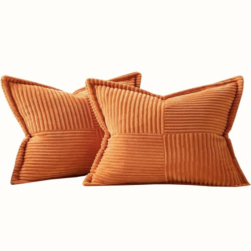 Kissen Bezug 60x80 Kissenhülle 50x50 Kopfkissenbezug 40x60 Couch Kissenbezug 65x65 40x40 Sofa Kissenbezüge 30x50 Dekokissen Bezug，Pillowcase 50x70 Pillow Cover 45x45 Sofakissen(S10,50x80cm set 2) von ILiemao