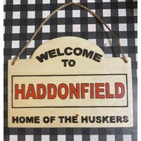 Schild Welcome To Haddonfield von ILovePlayingWithFire