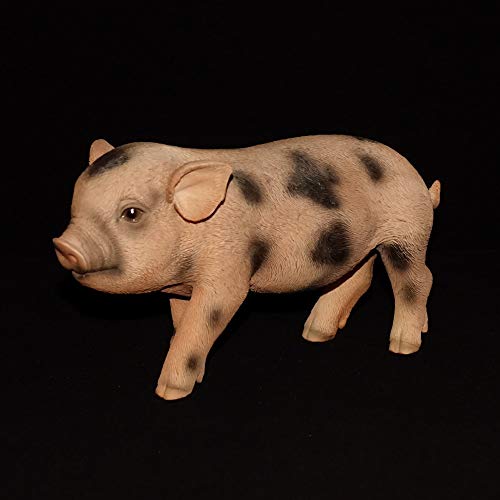 Deko Gartenfigur Wutz Schwein kleines Schweinchen Figur Ferkel Bauernhof Figur Wildlife IM044-1 von IM