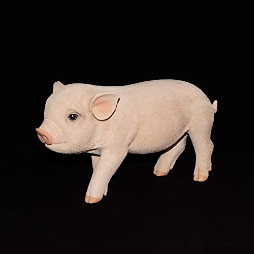 Deko Gartenfigur Wutz Schwein kleines Schweinchen Figur Ferkel Bauernhof Figur Wildlife IM044-2 von IM