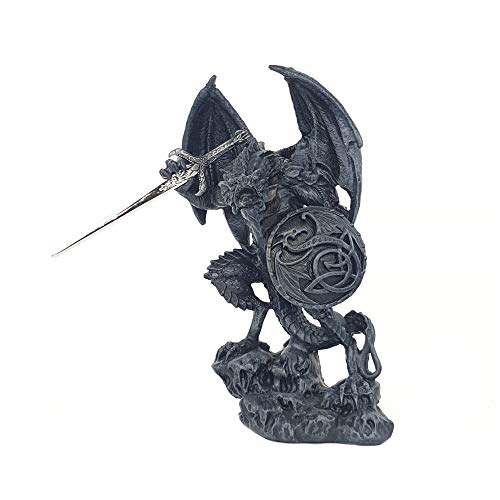 IM Deko Brieföffner Figur Drache Gothic Fantasy Drachenfigur Dragon Art Halloween von IM