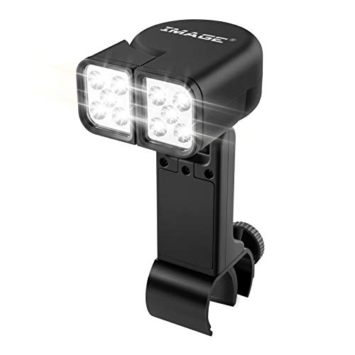 IMAGE Grilllampe Grill Licht 10 LEDs verstellbare BBQ Grillbeleuchtung mit Touch Schalter und C-Klemme Befestigung für Barbecue Picknick Outdoor von IMAGE