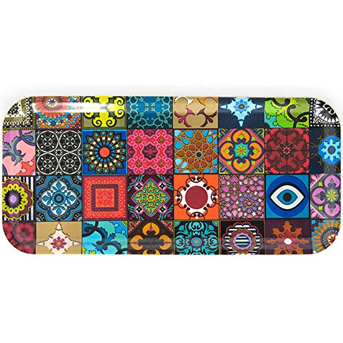 IMAGES D'ORIENT Rechteckiges Serviertablett Kaffe Tee Esperesso in Patchwork Design aus Furnier Birkenholz 32x15 cm IMAGES D'ORIENT Rechteckiges Serviertablett Kaffe Tee Esperesso in Patchwork Design aus Furnier Birkenholz 32x15 cm von IMAGES D'ORIENT