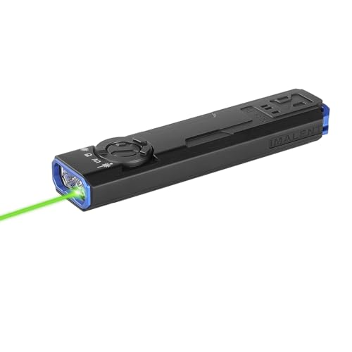 IMALENT GR35 wiederaufladbare Taschenlampe 2800 Lumen, 4-in-1-Modus mit einschließ grünem Licht, leichte und kompakte taktische Taschenlampe,Typ-C-Schnelllade, 426 Meter Reichweite von IMALENT