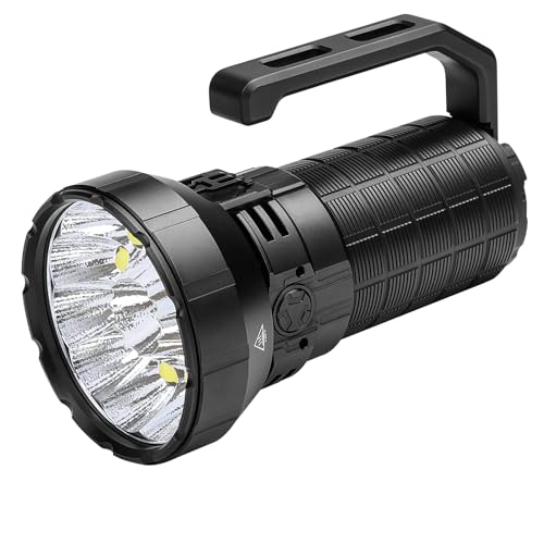 IMALENT MS12 Mini-C 65000 Lumen Aufladbar Taschenlampen, 12 Cree XHP 70.2 HI LEDs Taktische Wiederaufladbar Taschenlampe, IP56 Wasserdicht Torch für Camping Wandern Notfälle von IMALENT