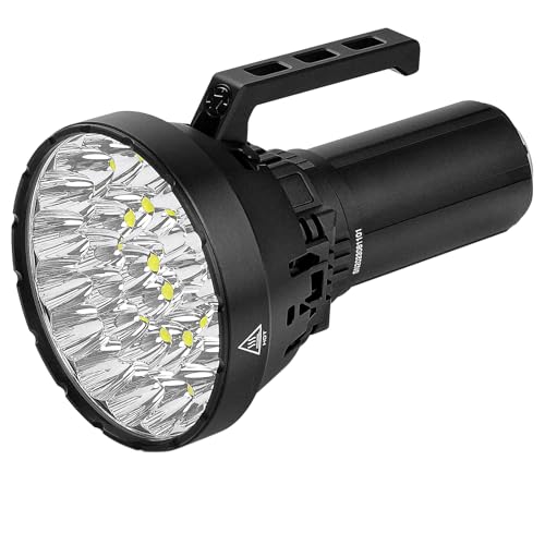 IMALENT MS32 Hellste Taschenlampe der Welt, 200.000 Lumen mit 32 Pcs Cree XHP 70.2 HI LEDs, Type-C Aufladbar, 8 Beleuchtungsmodi, IP56 Wasserdicht Camping Outdoor Taschenlampe von IMALENT