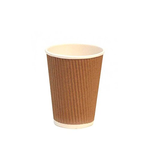 200 Stück Pappbecher 250 ml Thermobecher für Cappuccino Schokolade Kaffee oder heiße Getränke aus Pappe Paper Cup Kaffee und Hot Drinks von IMBALLAGGI ALIMENTARI