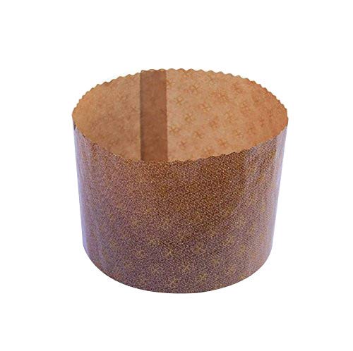 40 Stück Backform für Pantoni, hohe Form für Panettone, Durchmesser 7 cm, Höhe 5 cm, 100 g von IMBALLAGGI ALIMENTARI