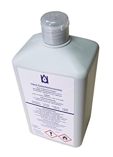IMC Desinfektionsmittel 1000ml Hände/Hand nach WHO 96% Alkohol Hygiene Händedesinfektion Begrenzt Viruzid Bakterizid 1L Flasche von IMC Manufactoria