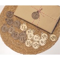 721. Holz - Zahlenanhänger 1-24 Adventskalender Zahlen Aus Deko Für Geschenke & Diy-Adventskalender Linde + Walnuss 721. Holz - Zahlenanhänger 1-24 Adventskalender Zahlen Aus Deko Für Geschenke & Diy-Adventskalender Linde + Walnuss von IMCLaserdesign