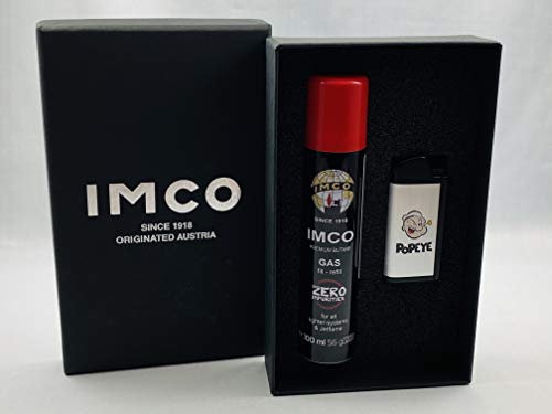 IMCO Popeye Pfeifen Feuerzeug Silber Feuerzeug Geschenk Set von IMCO