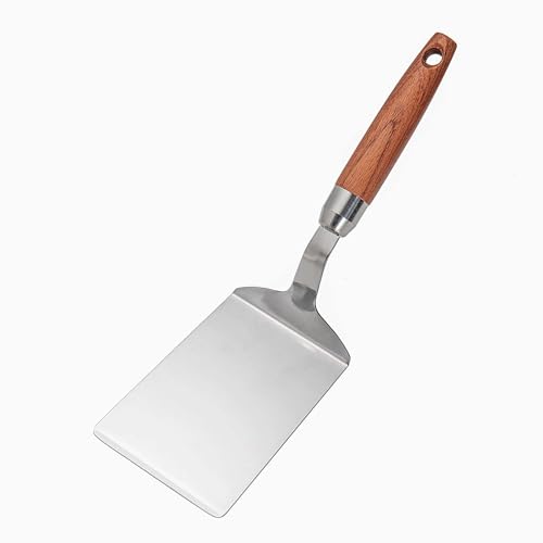 IMEEA Grillspachtel Edelstahl Grillwender Bratenwender mit Holzgriff Pizzaschaufel Pfannenwender Bratenwender für Fisch Pizzs Smash Burger Steaks(28.3cm) IMEEA Grillspachtel Edelstahl Grillwender Bratenwender mit Holzgriff Pizzaschaufel Pfannenwender Bratenwender für Fisch Pizzs Smash Burger Steaks(28.3cm) von IMEEA