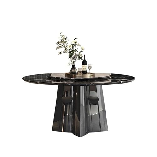 Büro-Besprechungstisch Leichter Luxus-Esstisch for kleine Wohnungen, rund, for Zuhause Esstisch(1.35m) von IMEITE