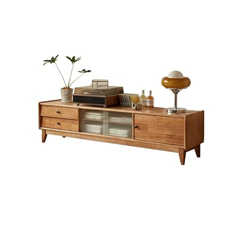 Centro Di Entertainment, Aufbewahrungsschrank aus Massivholz, 180 x 40 x 45 cm, Schrank mit Glastür für Wohnzimmer, moderner Bodentisch, TV-Tür für Wohnzimmer Centro Di Entertainment, Aufbewahrungsschrank aus Massivholz, 180 x 40 x 45 cm, Schrank mit Glastür für Wohnzimmer, moderner Bodentisch, TV-Tür für Wohnzimmer von IMEITE