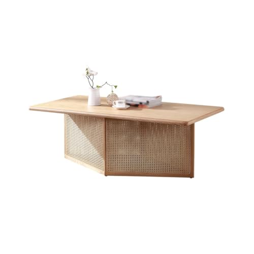 Hauptdekoration Holz Rattan Couchtisch, einfacher Couchtisch für Zuhause, Rattantisch, Wohnzimmer Teetisch, Teetisch Couchtische Für Wohnzimmer Hauptdekoration Holz Rattan Couchtisch, einfacher Couchtisch für Zuhause, Rattantisch, Wohnzimmer Teetisch, Teetisch Couchtische Für Wohnzimmer von IMEITE