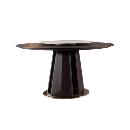 IMEITE Büro-Besprechungstisch Nordic Einfache Hause Runden Esstisch Rock Platte Restaurant Esszimmer Tisch Esstisch(A:110CM*110CM*75CM) von IMEITE