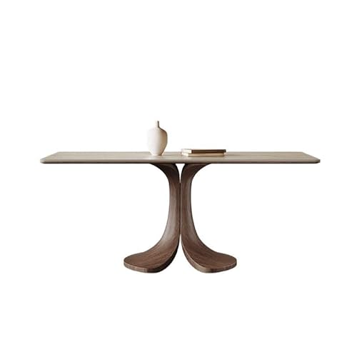 IMEITE Büro-Besprechungstisch Rock Board Esstisch und Stühle rechteckig modern einfach klein Esstisch(1.4x0.8x0.75m) von IMEITE