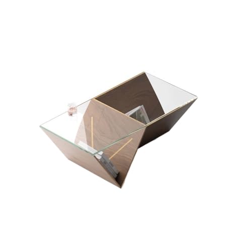 IMEITE House Decor Couchtisch Glas Persönlichkeit Kunst Kreativ Wohnzimmer Kleiner Tisch Couchtische für Wohnzimmer von IMEITE