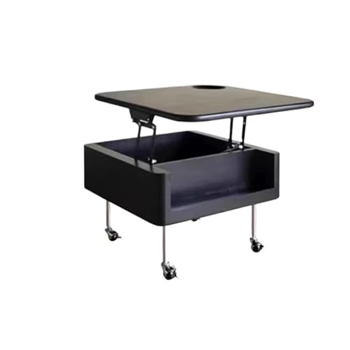 IMEITE House Decor Hubbarer Couchtisch, kleiner Tisch, Wohnzimmer, Haushalt, kleine Wohnung, beweglicher Esstisch, Doppelzweck-Sofa, Beistelltisch, Couchtische für Wohnzimmer (B) von IMEITE