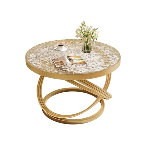 IMEITE House Decor Kleiner Couchtisch aus Glas, einfacher kleiner Tisch, Glasoberfläche, kreative Couchtische für Wohnzimmer (B) von IMEITE