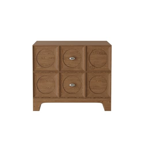 IMEITE Nachttisch, einfacher Nachttisch aus Massivholz, Beistelltisch für Sofa im chinesischen Stil, mobiler Nachttisch für Schlafzimmer, Ecktisch, Bürotisch, Wohnzimmertisch (A) von IMEITE