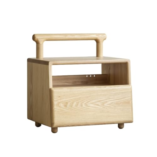 IMEITE Nachttisch Chinesischer Retro Nachttisch Büro Aufbewahrungsschrank Kleiner Druckerständer Balkon Beistelltisch Geeignet für Büro, Arbeitszimmer, Schlafzimmer, Wohnzimmertische (B) von IMEITE