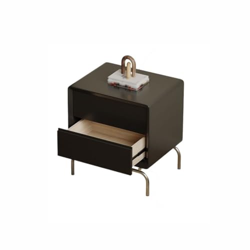 Nachttisch Modern Minimalistisch Kreative Lagerung Nachttisch Einzelzimmer Regal Edelstahl Nachttisch Schrank Wohnzimmertisch von IMEITE