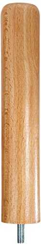 IMEX EL ZORRO Set mit 4 Holzbeinen für Canapés, Holz, neutral, 39x5x3 cm von IMEX EL ZORRO
