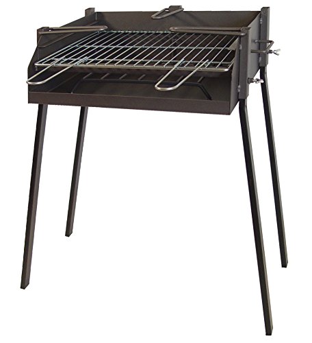 ImEx EL Zorro 71584 Grill quadratisch mit Halterung für Paella von IMEX EL ZORRO