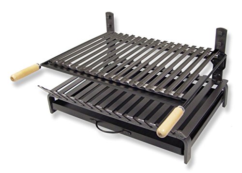 Imex El Zorro 71407, Grill mit Rost, Edelstahl 60 x 43 x 33 cm, schwarz von IMEX EL ZORRO