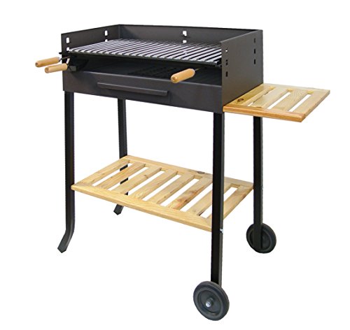 Imex El Zorro 71450 71450 Grillwagen und Grillrost rostfrei, 88 x 68 x 40 cm, schwarz, 88 x 68 x 40 cm von EL ZORRO