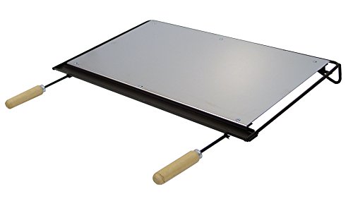 Imex El Zorro 71603 Grillplatte, Edelstahl 56 x 41 cm grau von EL ZORRO