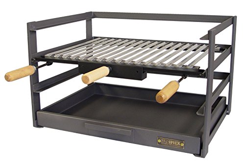 IMEX EL ZORRO 71477.0 Grillschublade mit Grill, Schwarz, 46 x 41 x 35 cm von IMEX EL ZORRO