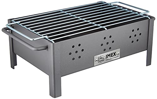 Imex El Zorro Tischgrill mit verzinktem Grillrost, Schwarz, 31 x 21 x 14 cm, 71431.0 von EL ZORRO