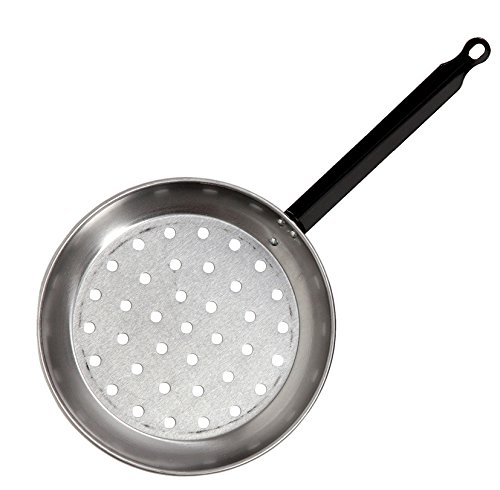 IMEX EL ZORRO 63122 Bratpfanne für Kastanien, Emailliert, grau, 28 cm IMEX EL ZORRO 63122 Bratpfanne für Kastanien, Emailliert, grau, 28 cm von EL ZORRO