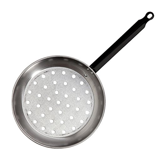 Imex der Fuchs 63122 Kastanienpfanne Grillpfanne, 28 cm, grau von IMEX EL ZORRO