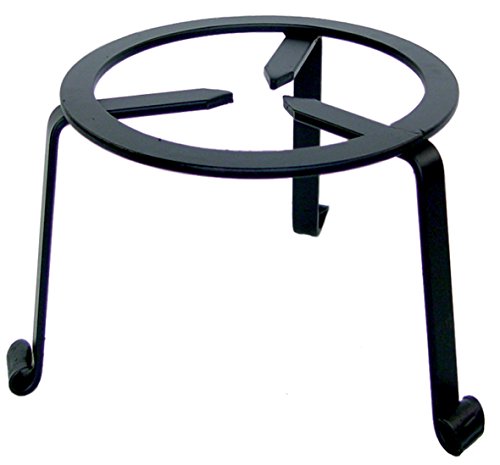 EL ZORRO Metall Kochfelduntersetzer Trivet Rund Schwarz 70140 von EL ZORRO