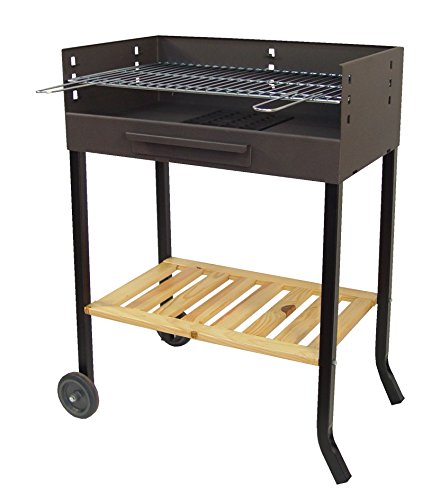 Imex der Fuchs 71405 Grill mit Rollen und Grill Eisen, 88 x 68 x 40 cm von IMEX EL ZORRO